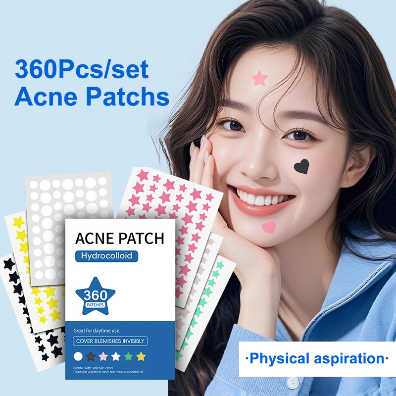 Beauty Makeup Remover - 360Pcs Colorful Invisible Pimple Removal Anti-Acne