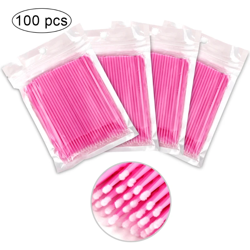 100Pcs/bag Disposable Eyelash  - Beauty Makeup Brands 评论和价格