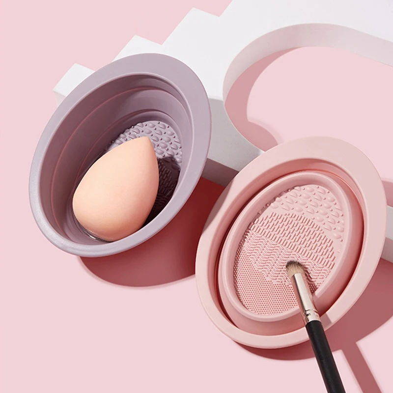 Silicone Makeup Brush Cleaning - Beauty Makeup Korean 评论和价格