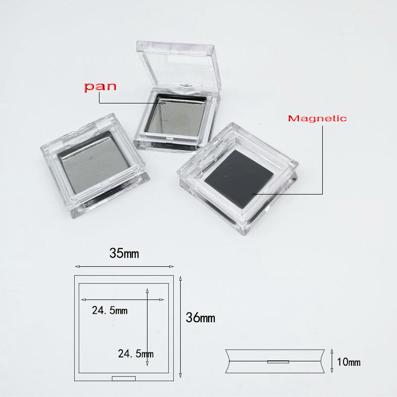 10Pcs Empty Magnetic Eyeshadow - Beauty Makeup Box Set 评论和价格