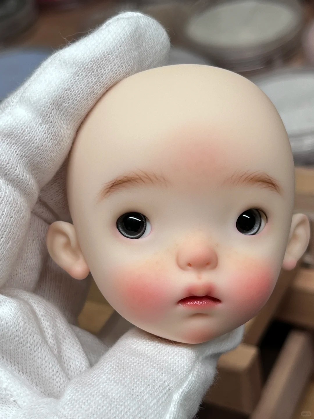 1/6 Scale SD BJD Doll Head - d - Just Beauty Makeup 评论和价格