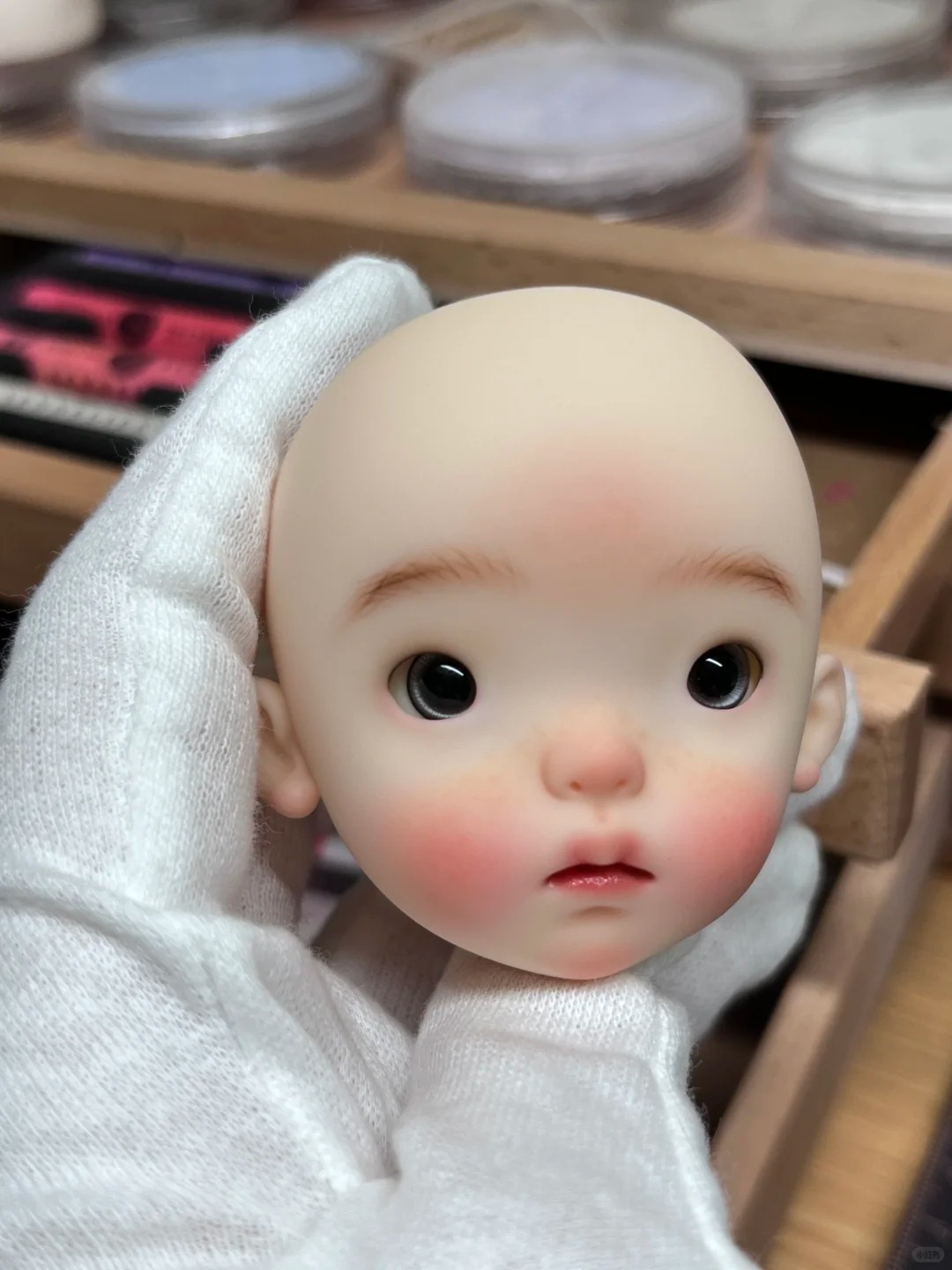 1/6 Scale SD BJD Doll Head - d - Just Beauty Makeup 评论和价格