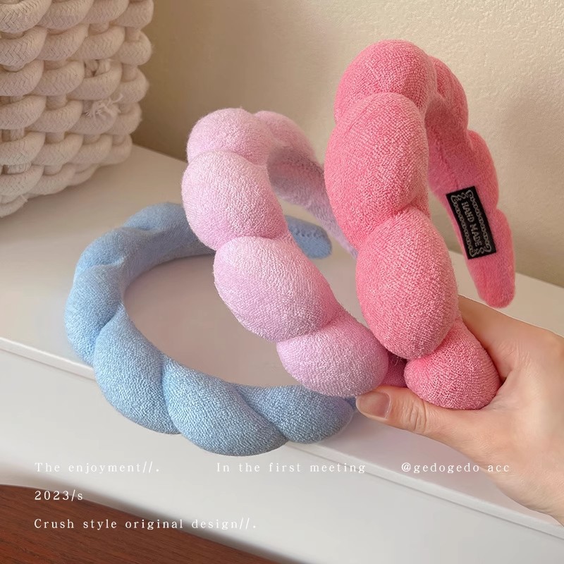 Retro Puffy Hair Band Sponge H - Beauty Hair Makeup 评论和价格