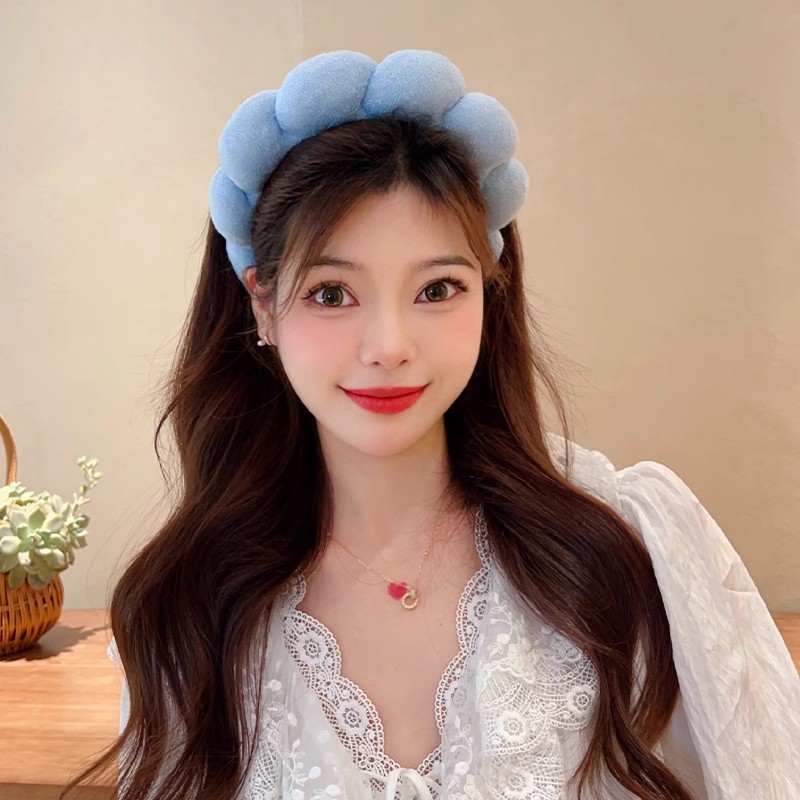 Retro Puffy Hair Band Sponge H - Beauty Hair Makeup 评论和价格