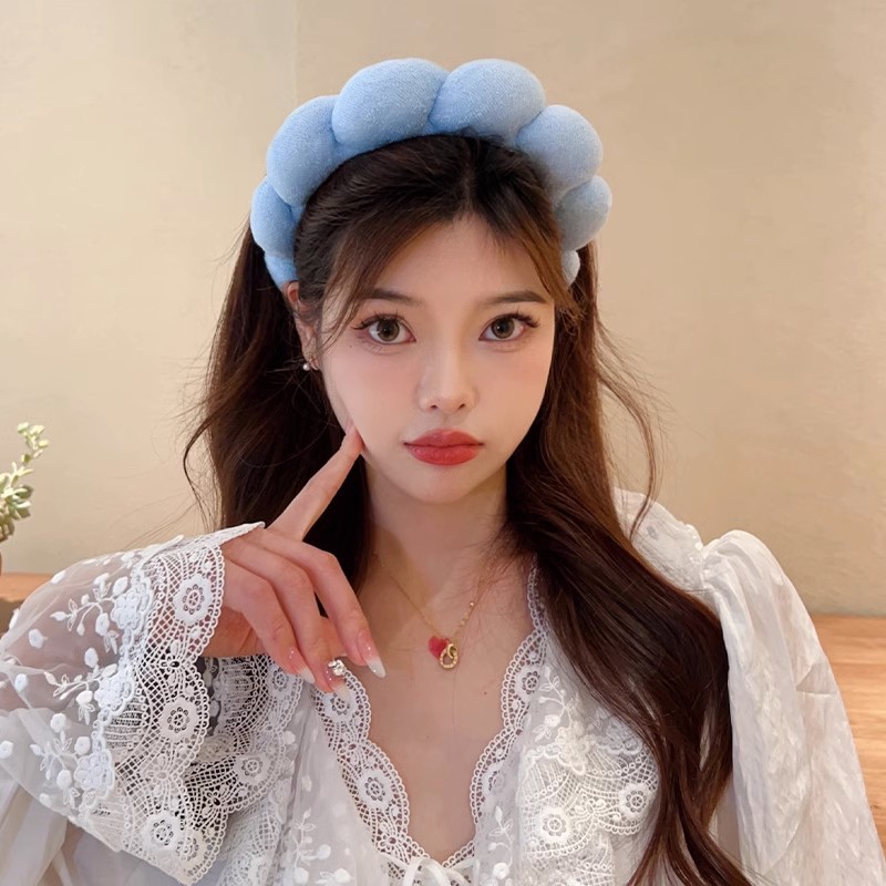 Retro Puffy Hair Band Sponge H - Beauty Hair Makeup 评论和价格