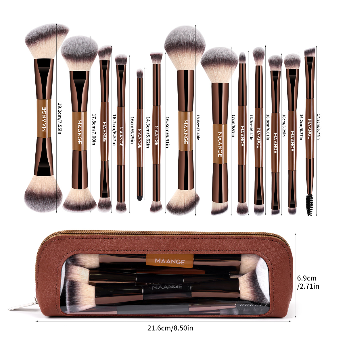 MAANGE 13pcs Makeup Brushes wi - Beauty Makeup Tool Collection 评论和价格