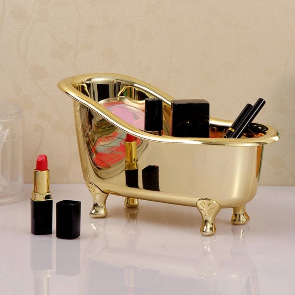 Golden Mini Makeup Bathtub Dur - Beauty Makeup Box Set 评论和价格