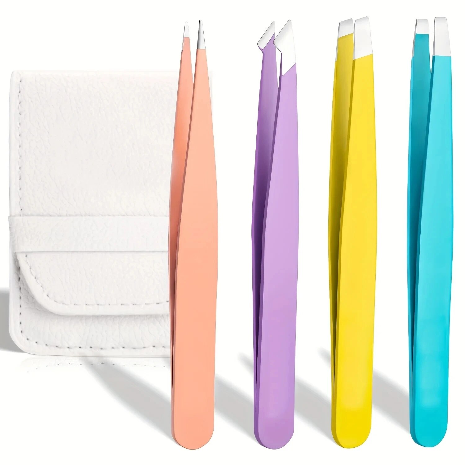 Colorful Eyebrow Tweezer Hair  - Beauty Hair Makeup 评论和价格