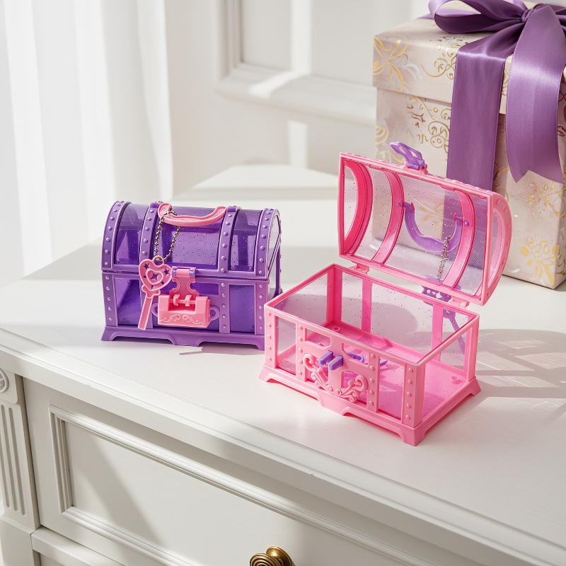 Cute Plastic Lockable Treasure - Beauty Makeup Box Set 评论和价格