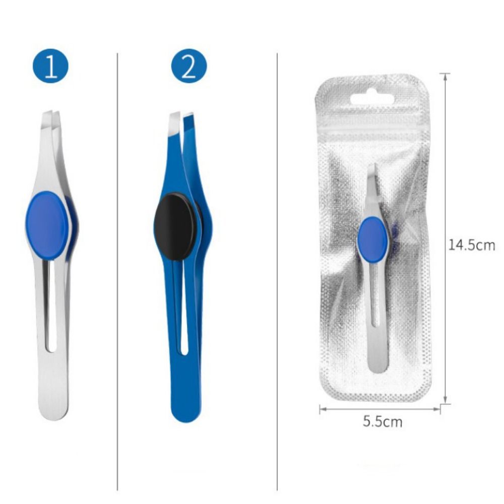 Stainless Steel Eyebrow Tweeze - Beauty Hair Makeup 评论和价格