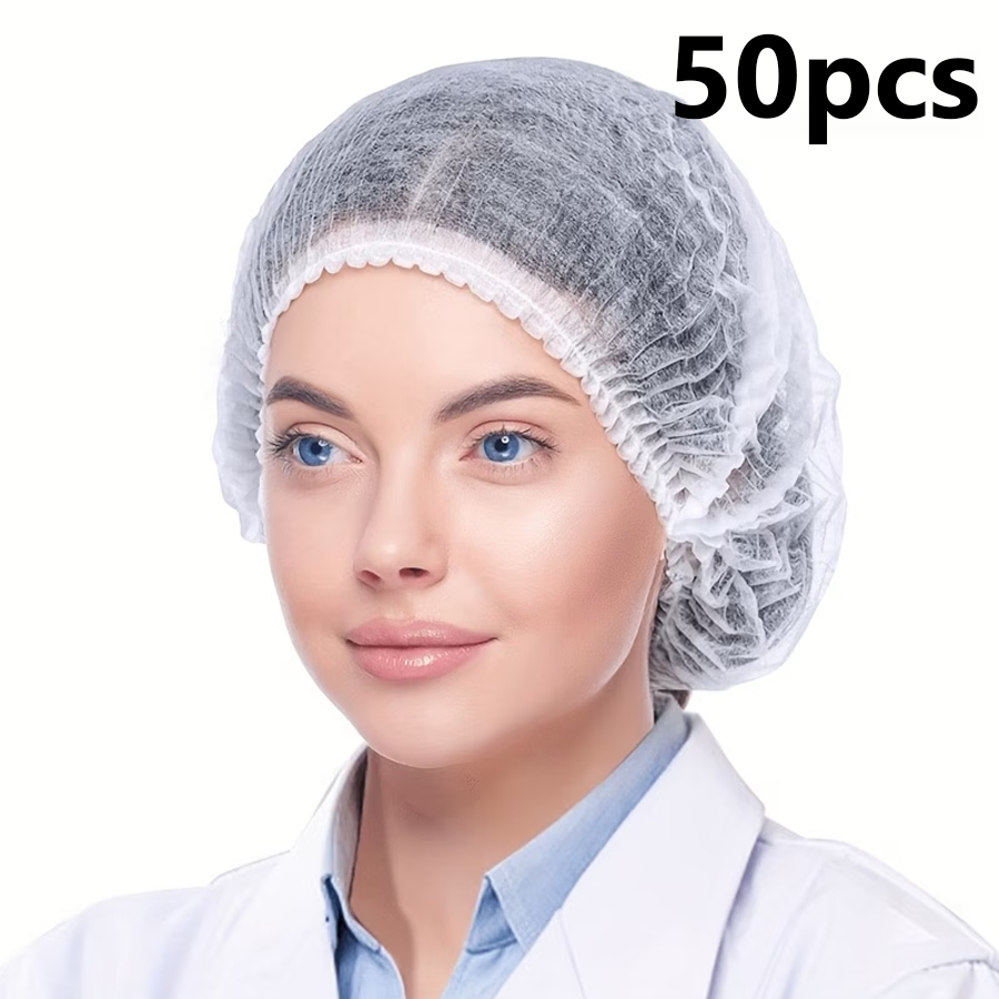 50 Pieces of Disposable Hats,  - Beauty Makeup Workshop 评论和价格
