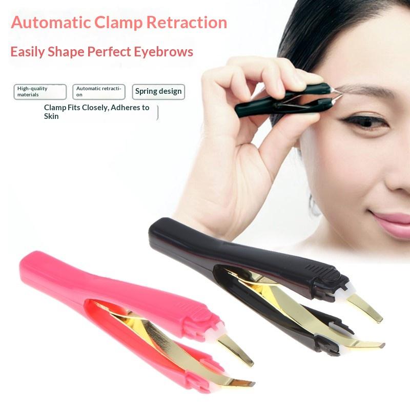Eyebrow Tweezer Automatic Retr - Beauty Hair Makeup 评论和价格