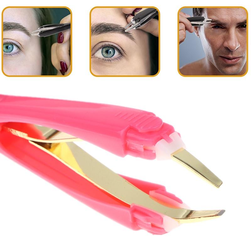 Eyebrow Tweezer Automatic Retr - Beauty Hair Makeup 评论和价格