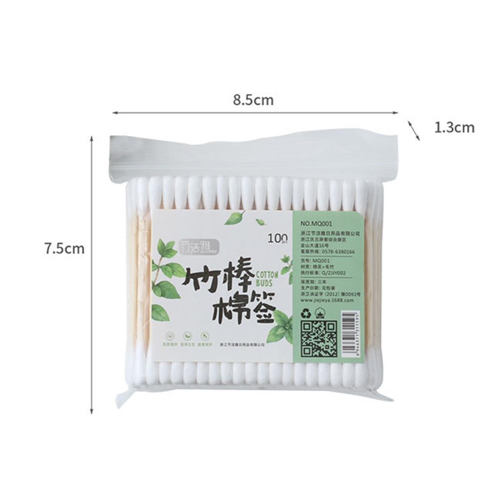 10/100pcs Disposable Cotton Sw - Beauty Makeup Remover 评论和价格