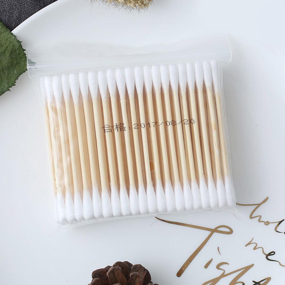 10/100pcs Disposable Cotton Sw - Beauty Makeup Remover 评论和价格