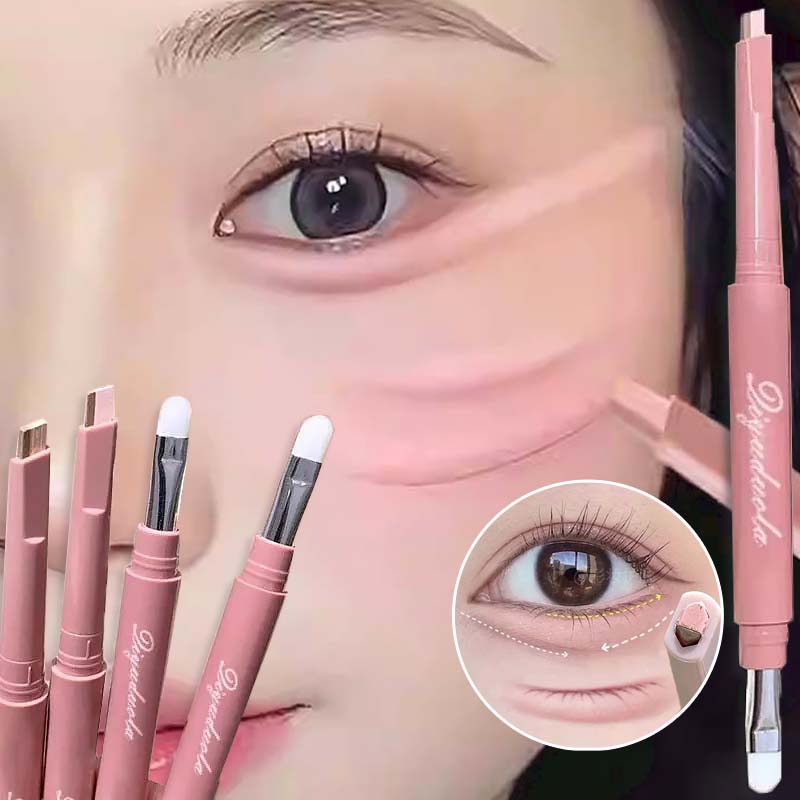 Korean 2in1 Lying Silkworm Pen - Beauty Makeup Korean 评论和价格