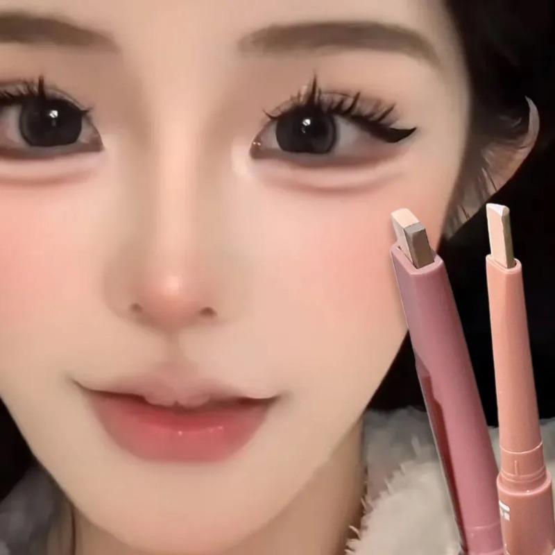 Korean 2in1 Lying Silkworm Pen - Beauty Makeup Korean 评论和价格