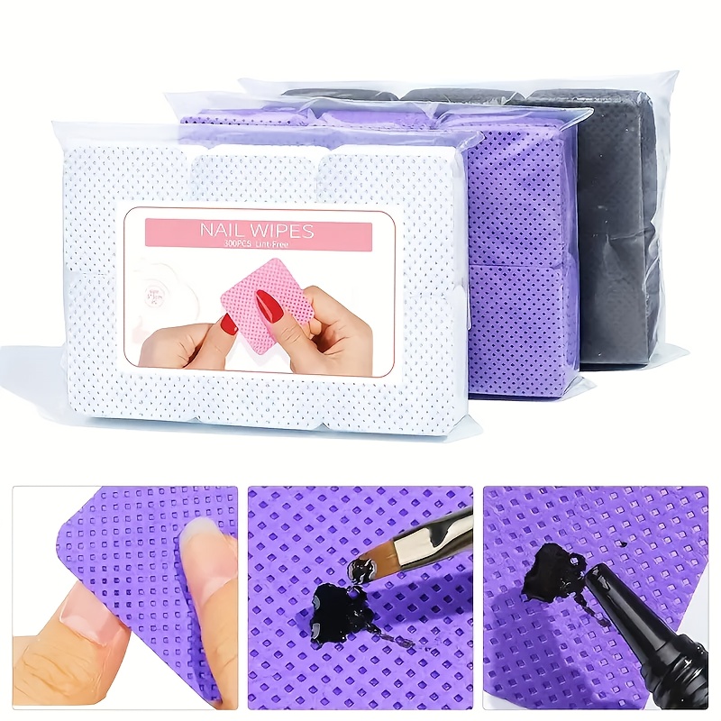 600pcs/2bag Hairless Nail Poli - Beauty Makeup Remover 评论和价格