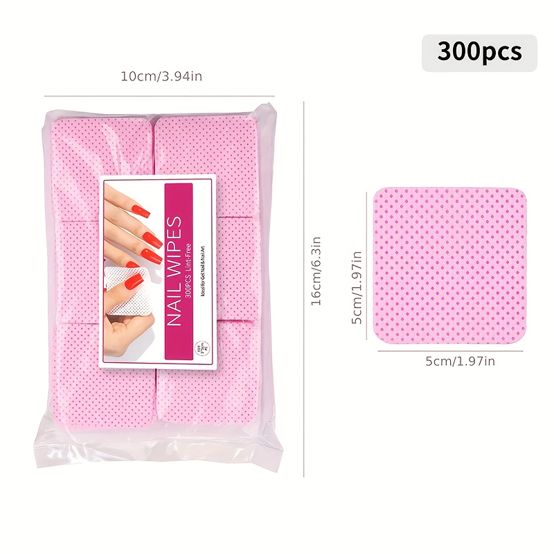 600pcs/2bag Hairless Nail Poli - Beauty Makeup Remover 评论和价格