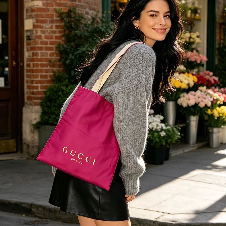 GUCCIs bag Women Canvas Tote B - Cosmetic Sponge 评论和价格