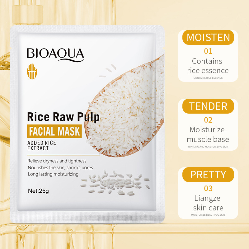 1/5/10/20pcs Rice Raw Pulp Fac - Beauty Makeup Korean 评论和价格