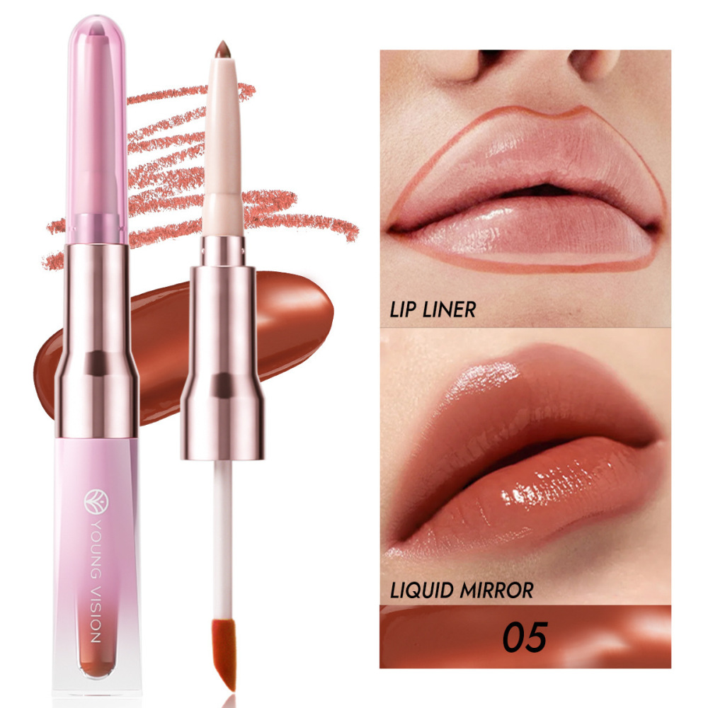 Double Head Lip Pencil With Mi - Beauty Makeup Definition 评论和价格